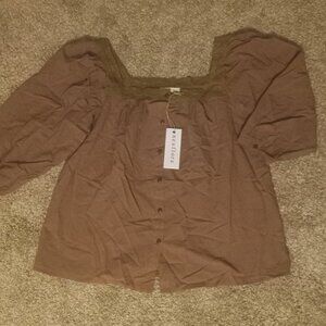 Neuflora Byron Bay Blouse - Brown